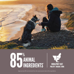 ORIJEN Fit & Trim: ingrédients entiers de proie pour un profil nutritionnel complet.