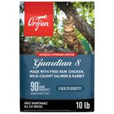 ORIJEN Guardian 8 croquettes sans grains pour chat, nutrition riche et savoureuse.