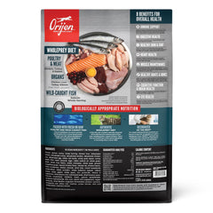 ORIJEN Guardian 8 morceaux poulet frais pour chat, texture appétissante.