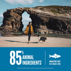 ORIJEN Six Fish ingr frais refrigeres: ingrédients frais livrés réfrigérés pour la qualité.