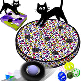 ORSDA balle interactive pour chats d'intérieur stimule activité et curiosité