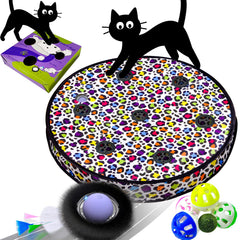 ORSDA balle interactive pour chats d'intérieur stimule activité et curiosité