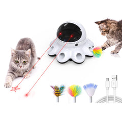 ORSDA chat laser 2-en-1 visible en gros plan, stimulation physique et mentale.