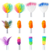 ORSDA chat plumes interchangeables, jouet interactif stimulant la chasse et l'amusement.