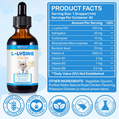 O.SECERT vitamines B dans les gouttes Lysine pour soutenir l'énergie et le métabolisme.