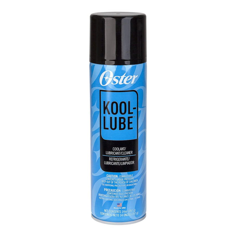 Oster Kool Lube III : pulvérisation refroidissante pour lames, réduction de chaleur et entretien.