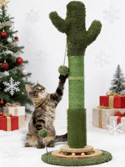 OTOB grattoir-chat cactus 36-pouces, grattoir vertical durable pour les chats