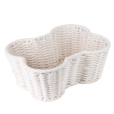 OtterPets Panier-jouets-chien-os : rangement élégant pour les jouets dans une corde naturelle.