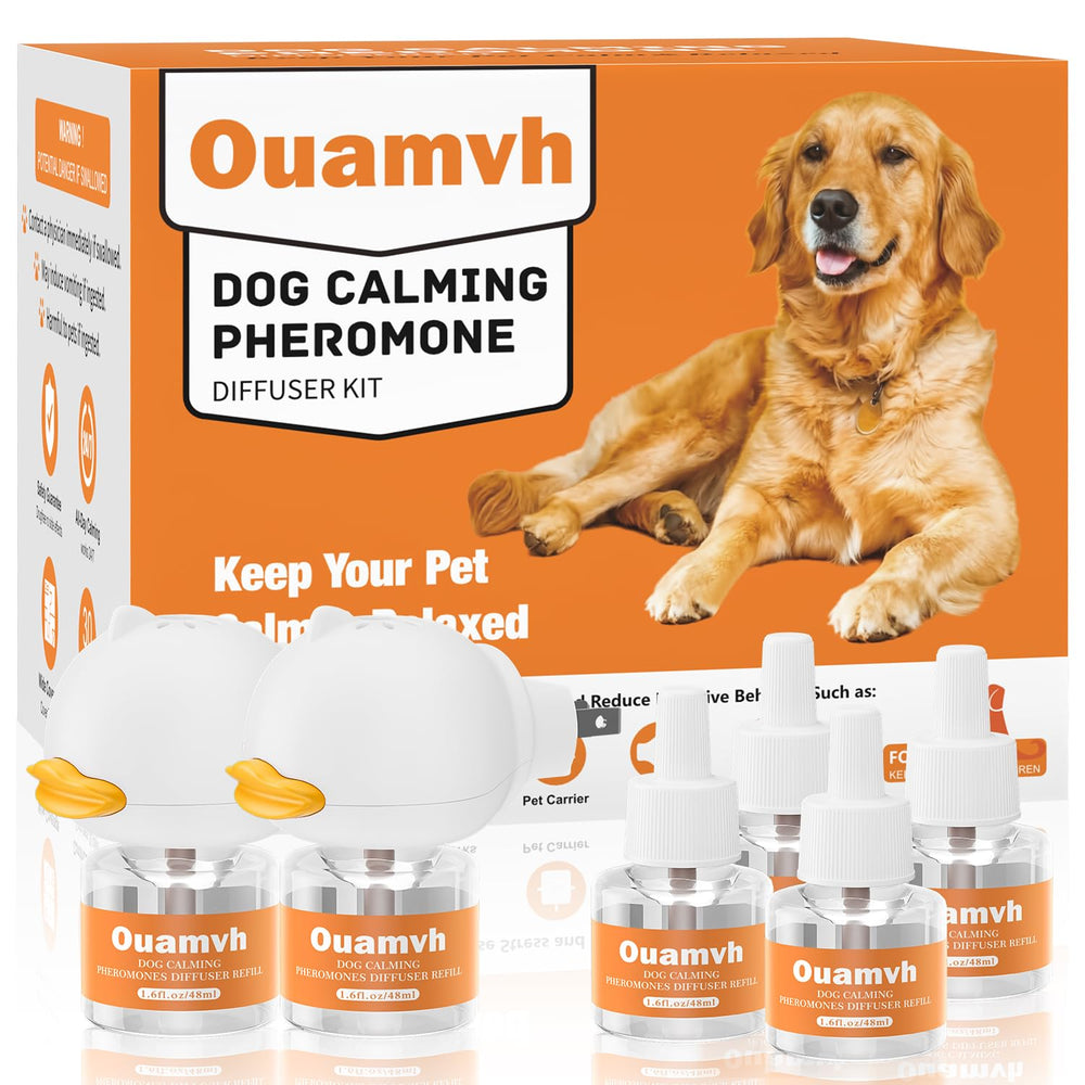 Ouamvh diffuseur calme chien 2-pack, diffusion apaisante dans le salon