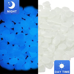 Galet lumineux Oubest bleu pour allée extérieure, guidage doux.
