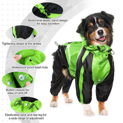 OUOBOB poncho chien trou attache laisse pratique