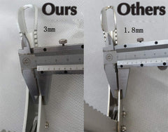 Ouronehome poignee aluminium bleu offre une prise légère et durable pour reptiles.