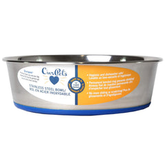 Bol Our Pets DuraPet en acier inoxydable avec fond anti-glisse pour repas stable.