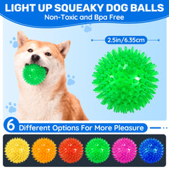 Ousiya boule lumineuse à pointes bleue, idéale pour lancer et récupérer au crépuscule.
