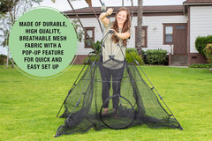 Outback Jack Tente Chat Grand – sac de transport léger et pratique.