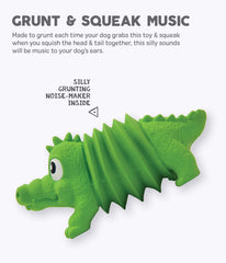 Outward Hound Accordionz Alligator: latex doux et facile à nettoyer pour usage intérieur et extérieur.
