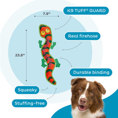 Outward Hound Fire Biterz Gecko sifflet-interieur : stimulation auditive pendant le jeu.