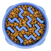 Bol lent moyen Outward Hound, 2 tasses, ralentit l’alimentation des chiens et chats.