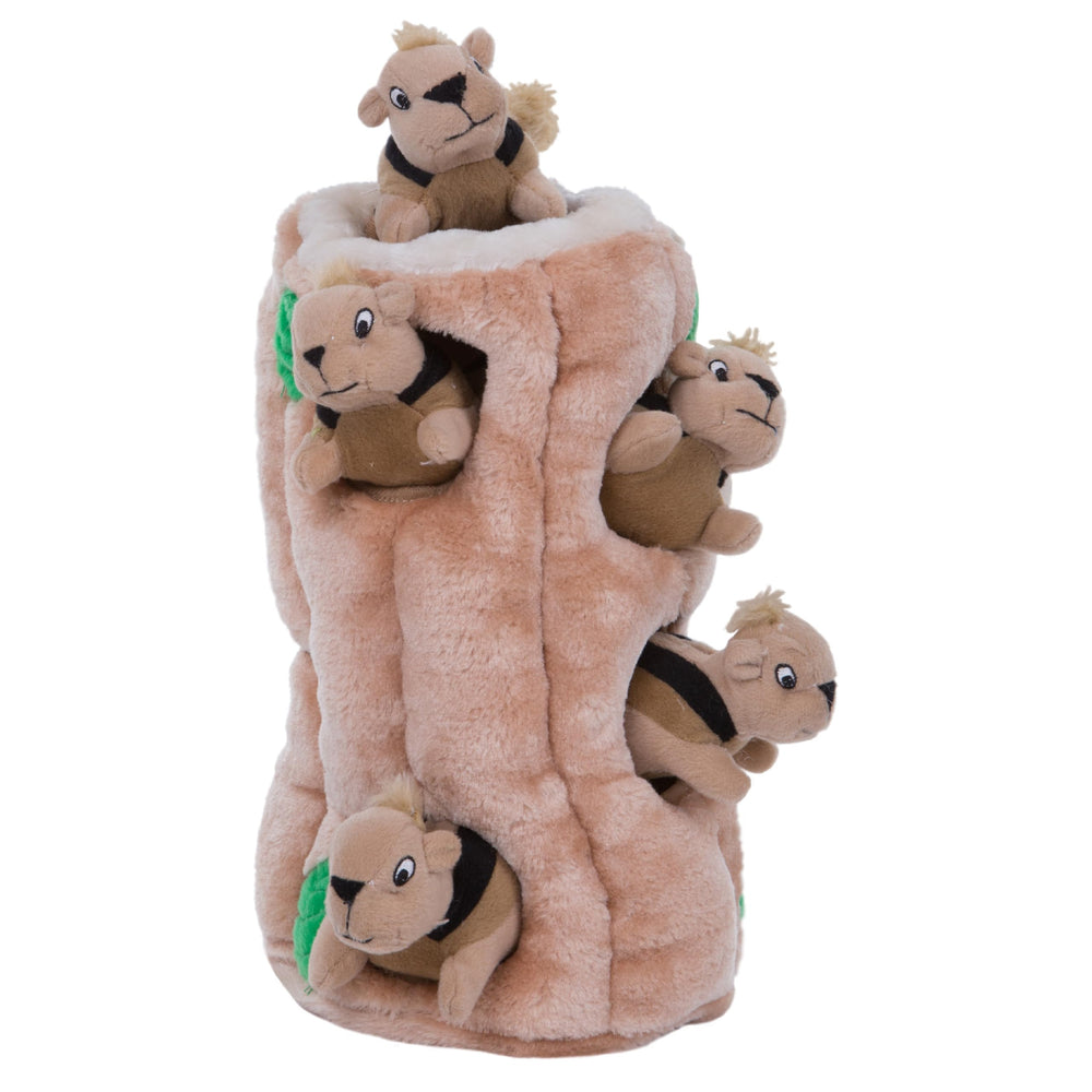 Outward Hound Hide-A-Squirrel, jouet 2-en-1 pour chien et puzzle stimulant.