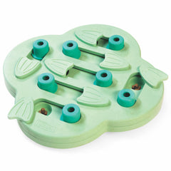 Outward Hound Puppy Hide N' Slide puzzle vert, stimule l'intelligence canine et la recherche de friandises.