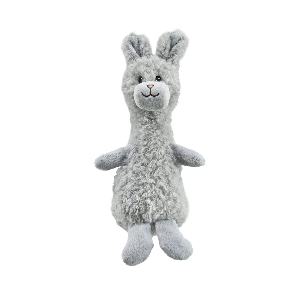 Jouet Scruffles lapin Outward Hound, peluche douce avec sifflement pour le jeu.