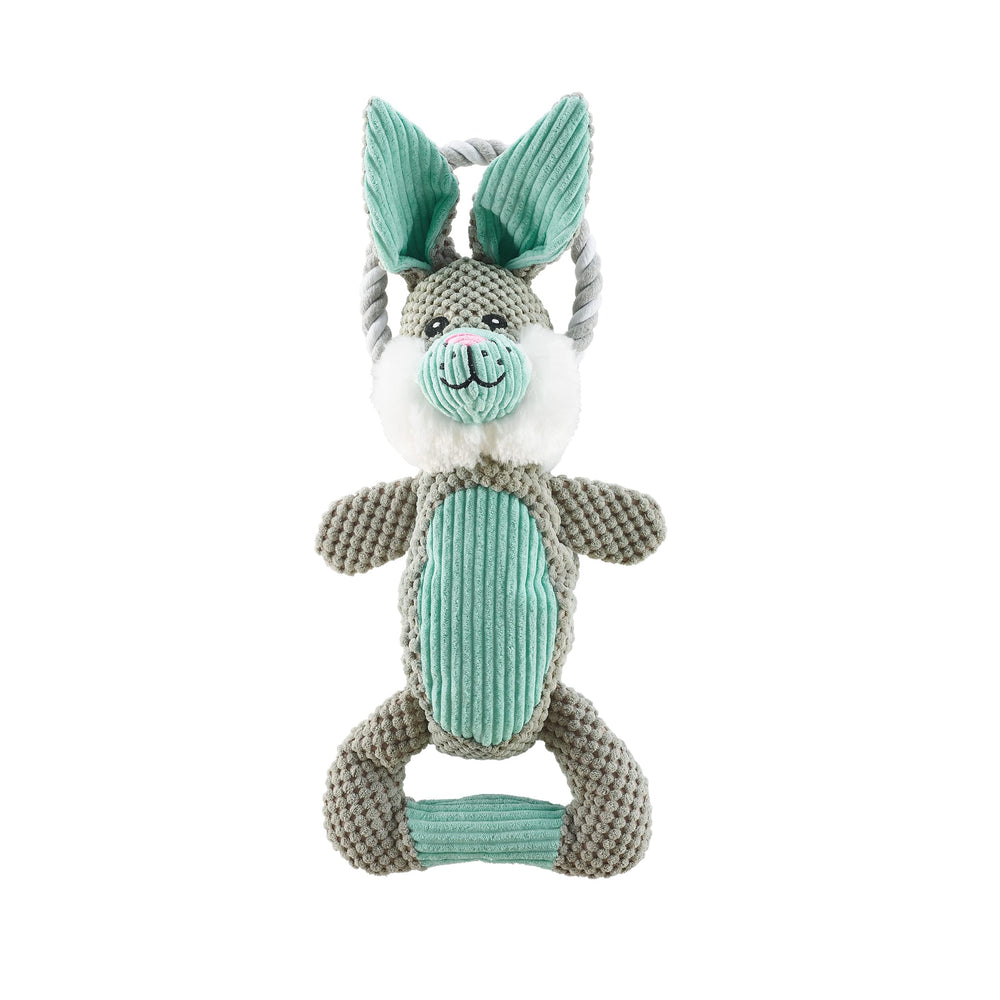 Outward Hound Scrunch Bunch Bunny peluche crinkle pour jeux stimulants.