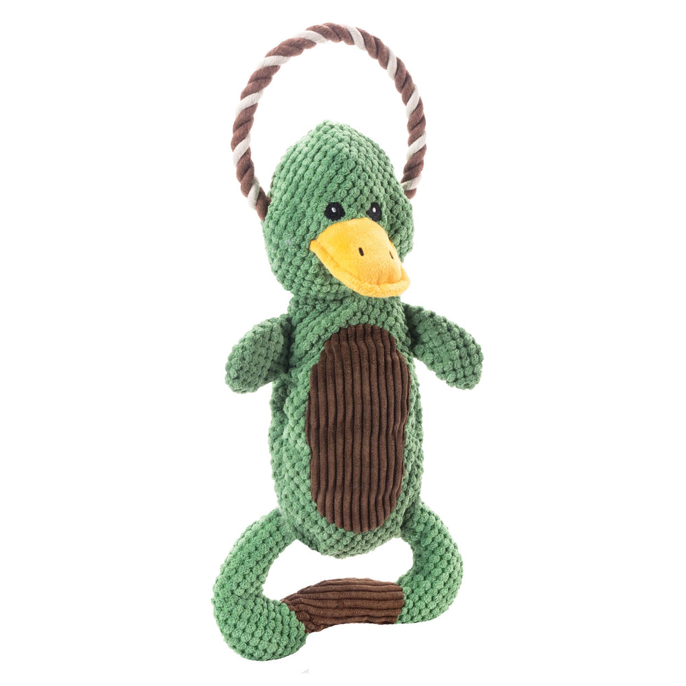 Outward Hound Scrunch Bunch canard, peluche avec sifflet pour jeux de tir et récupération.