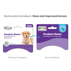 Outward Hound Snoop balle translucide menthe, jeu interactif et frais d’haleine.