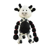 Outward Hound Thunda Tugga Cow peluche, idéal pour tirage ludique et interaction.