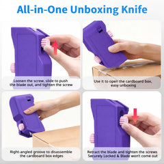 OUTXE coupe des bandes de carton pour grattoirs DIY