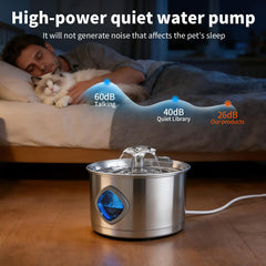 OUYILE filtration triple-chat, eau plus propre et agréable grâce au filtre coco-maifan-PP.