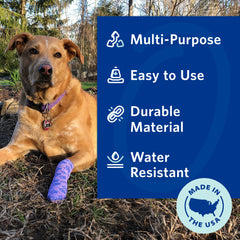 OVIK Health PetFlex No Chew – détail du tissu elastique pour confort quotidien.