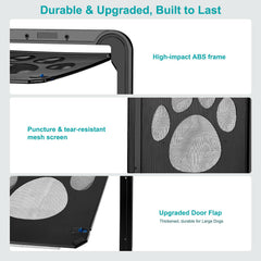 Cadre extérieur Ownpets 14x16, design robuste pour une installation durable.