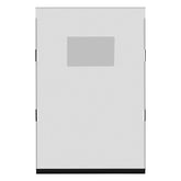 Trappe de remplacement Ownpets pour porte chien aluminium XL, installation simple et durable.