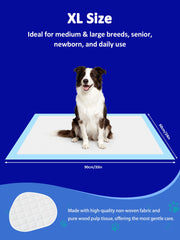 Grand format pratique: 89 x 81 cm pour chiens moyens et grands