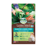 Le granulé Oxbow Garden Select pour hamster et gerbille dans un bol, texture equilibree.