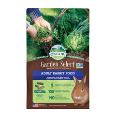 Sac Oxbow Garden Select 4 lb pour lapin adulte, haute fibre.