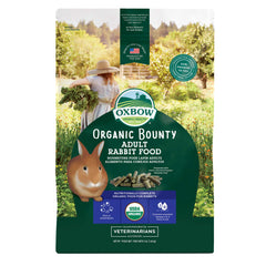 Oxbow Organic Bounty pour lapin adulte, sac pratique pour rangement.