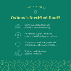 Oxbow Organic Bounty: vitamine C ajoutée dans les pellets.