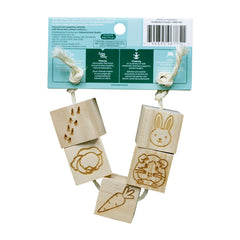 Oxbow Ox Blocks, bloc-en-bois-usage-petits-rongeurs: favorise l’exploration.