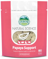 Oxbow Papaya Support — comprimé à mâcher, soutient une digestion douce.