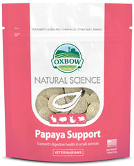 Oxbow Papaya Support — comprimé à mâcher, soutient une digestion douce.