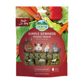 Oxbow Simple Rewards, sachet carottes et poivrons, récompense saine pour lapins et cochons d'Inde.