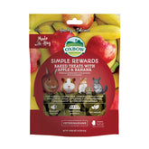 Oxbow Simple Rewards pomme-banane encas petit animal, récompense savoureuse.
