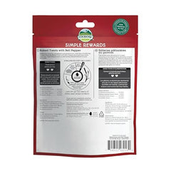Oxbow Simple Rewards : tranches poivron et foin, délicieuses et riches en fibres.