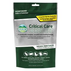 Oxbow Critical Care Herbivore emballage prêt à l’emploi pour cobayes et lapins, nutrition d’urgence.