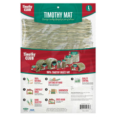 Tapis Oxbow Timothy Hay Mat à mâcher, stimulation dentaire potentielle.