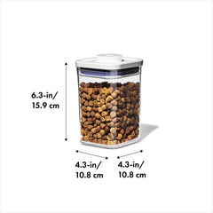 OXO Good Grips Pet POP couvercle demontable etanche facilite le nettoyage.