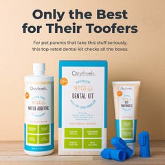 Pâte dentaire Oxyfresh pour animaux, gel doux pour brossage