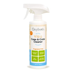 Oxyfresh Premium Nettoyant Cages Bouteille: nettoyage rapide et odeurs neutralisées.